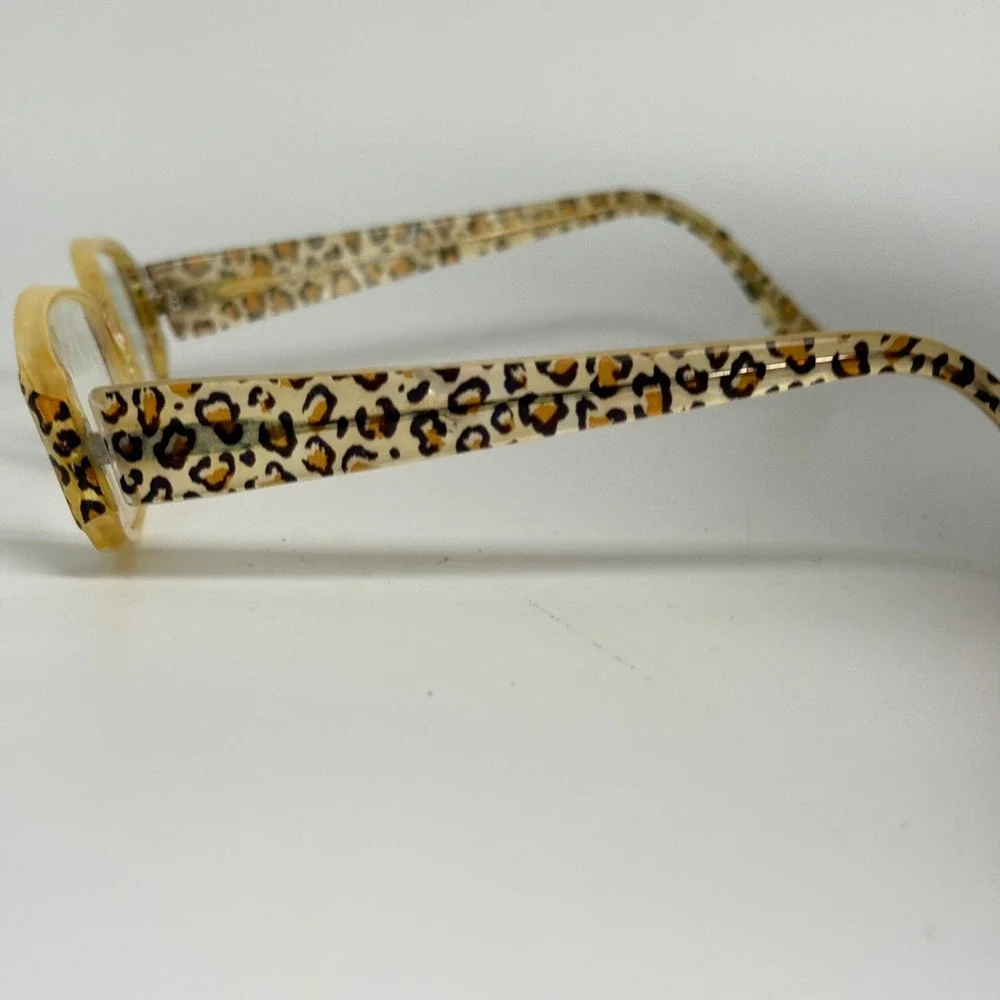 Jean Lafont Paris Nubile 380 Leopard Print Eyeglasses Frames Made in France